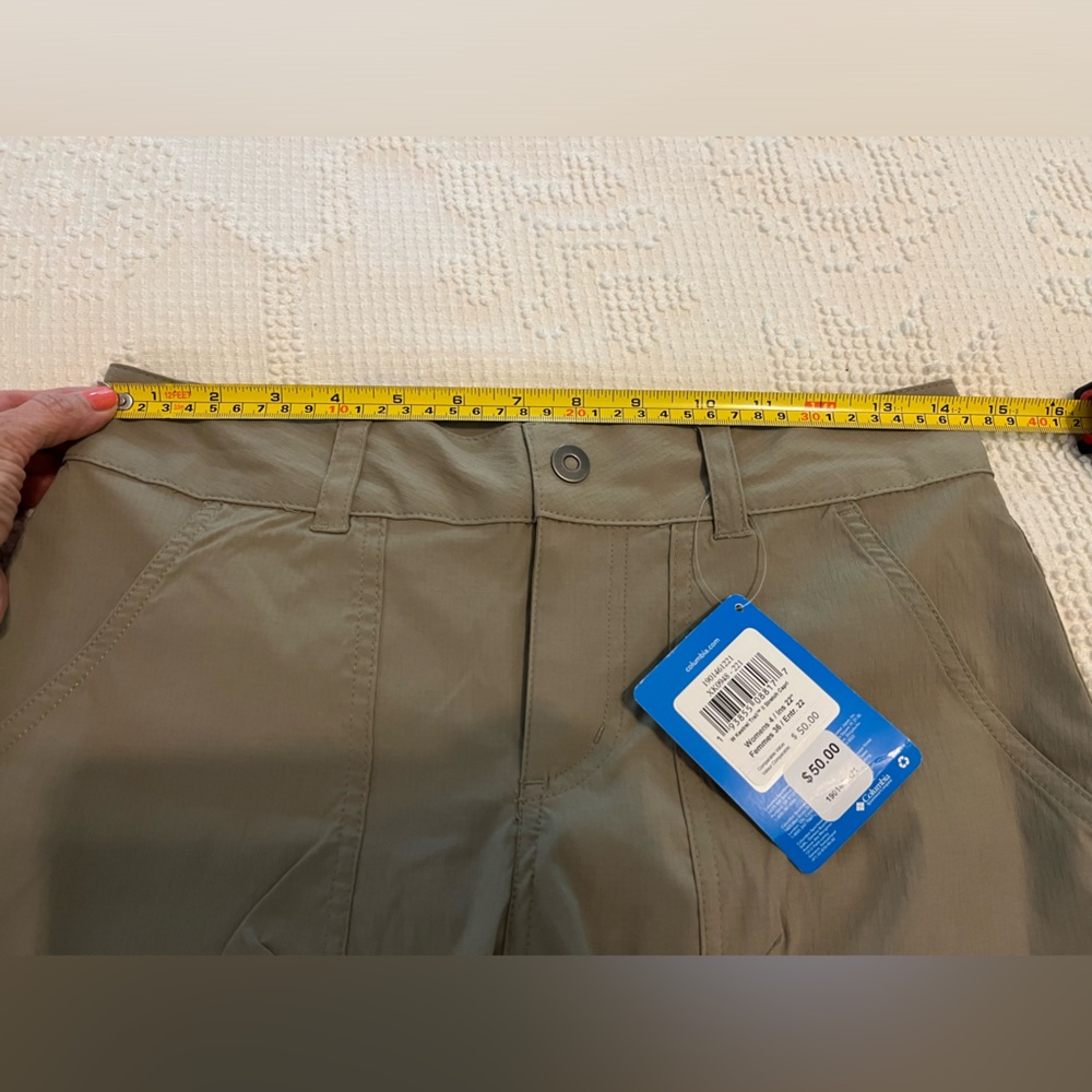 Columbia W Kestrel Trail II Women’s Capris, Size 4, Beige, NWT, OmniShield - Picture 12 of 16